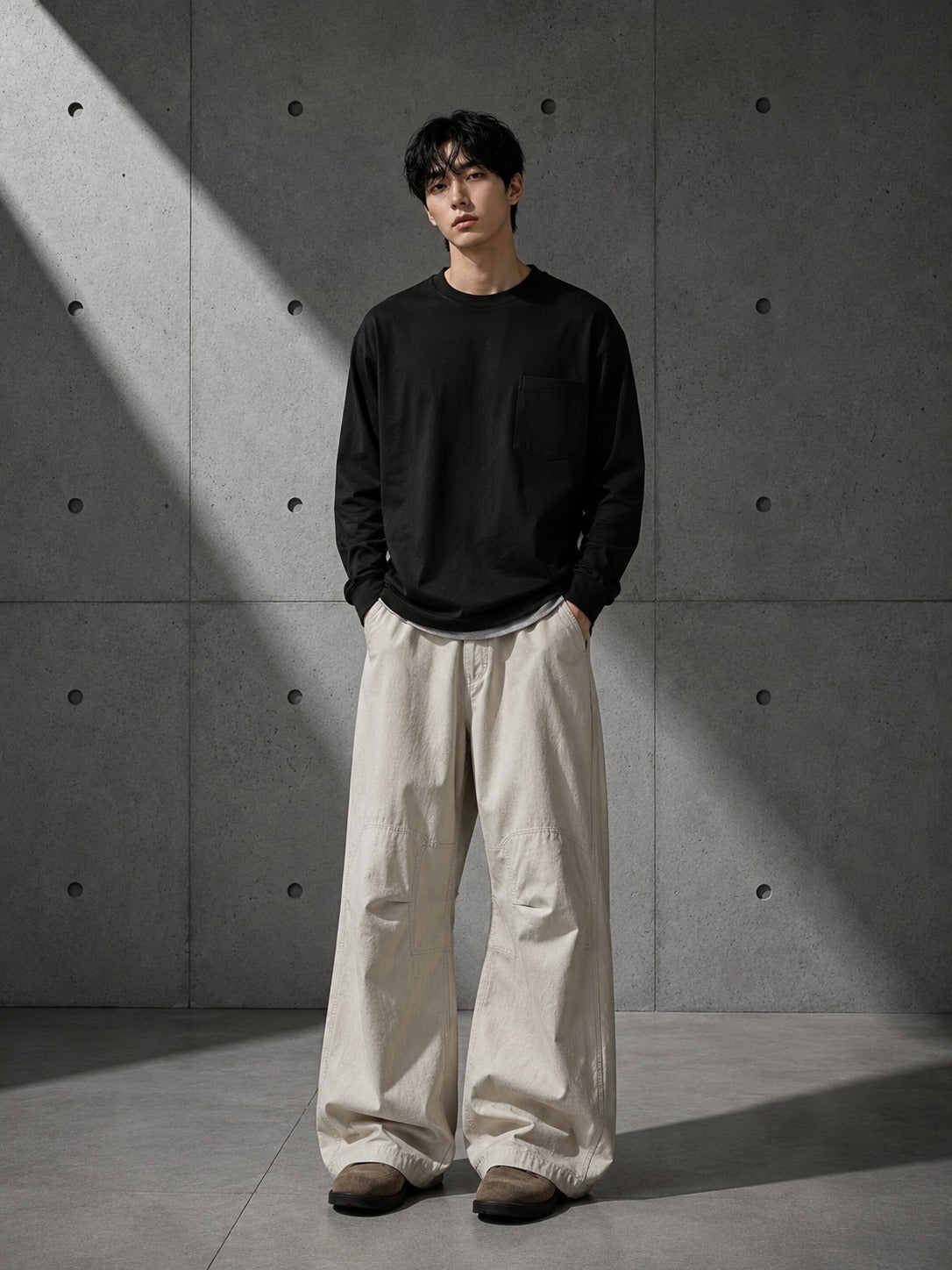Sediment Wide Leg Trousers