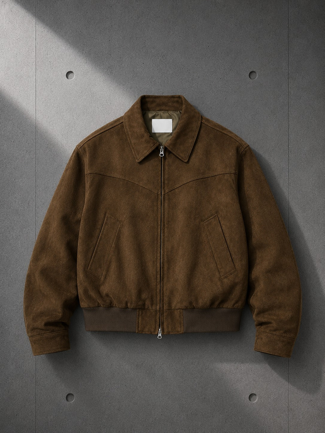 Suede Harrington Jacket