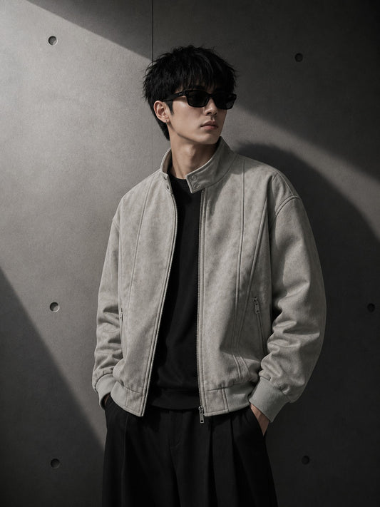 Shadow Structured Bomber Jacket